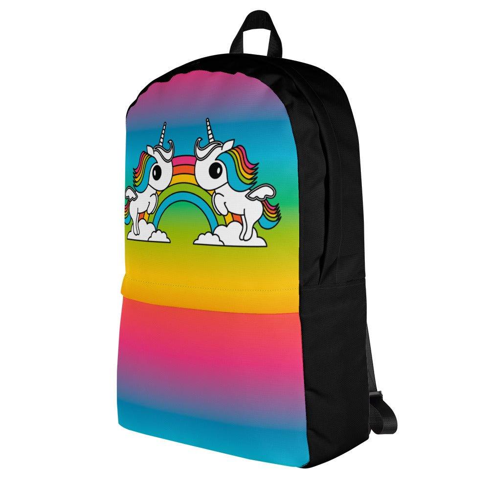 Backpack - UNIQUE rainbow - Unicorns and rainbows
