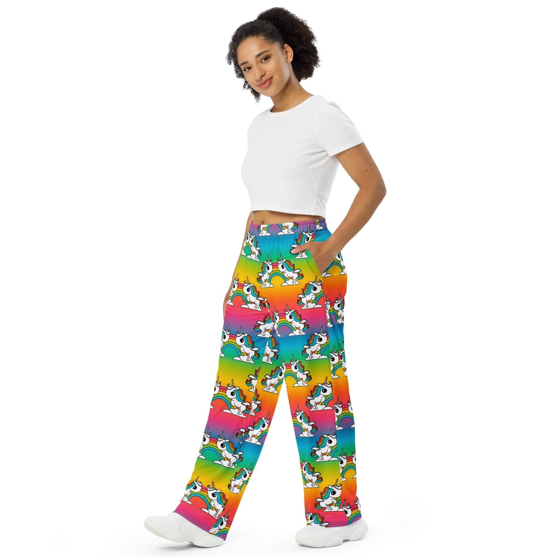 Pants - UNIQUE rainbow - Unicorns and rainbows