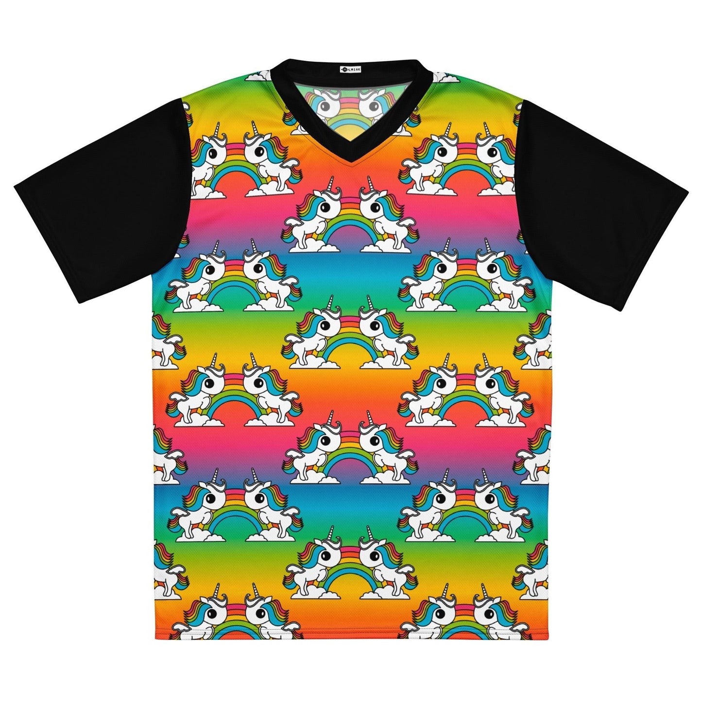 Sports Jersey - Sports Jersey - UNIQUE rainbow - Unicorns and rainbows print 6XL