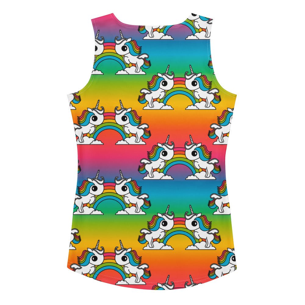 Tank Top - UNIQUE rainbow - Unicorns and rainbows