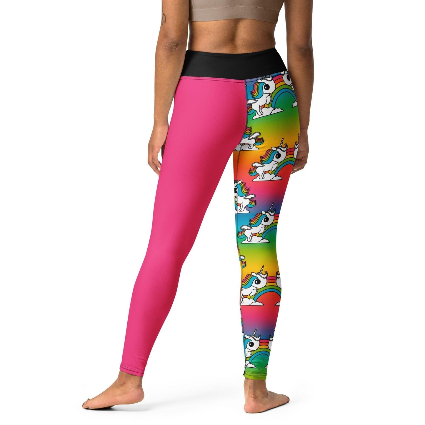 Yoga Leggings - UNIQUE rainbow - Unicorns and rainbows