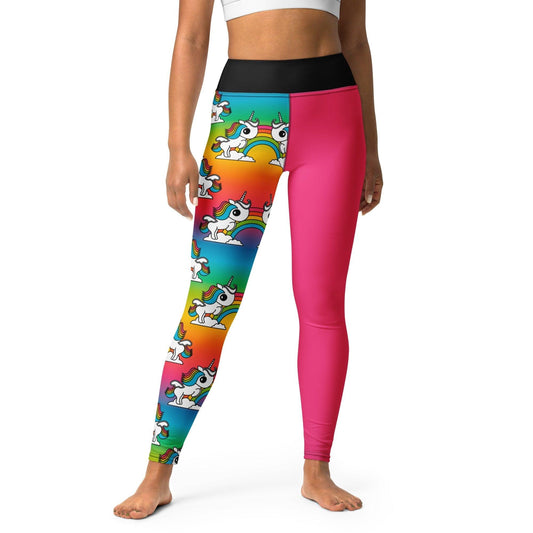 Yoga Leggings - UNIQUE rainbow - Unicorns and rainbows