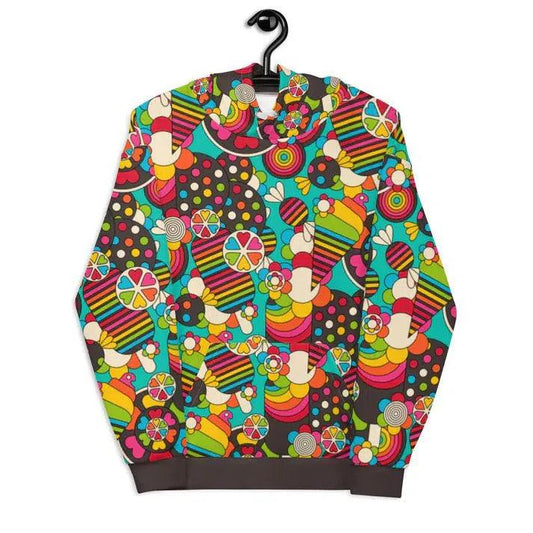 UNISEX HUPPARI - SWEET FREAK mint - koko M - Playful sweet treats print