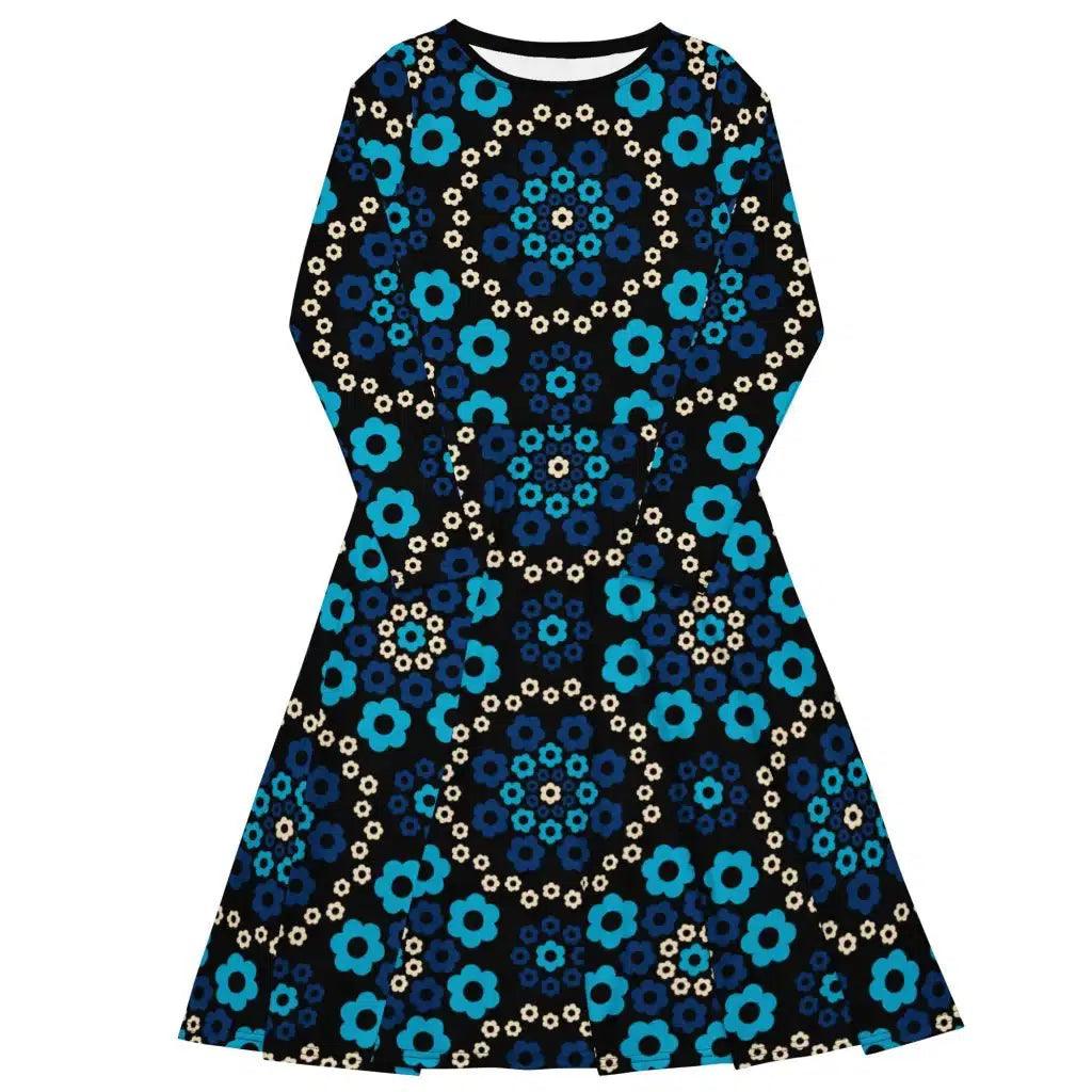 Midi Dress - YESTERDAY blue