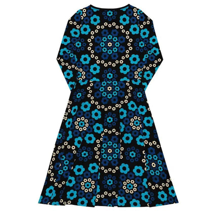 Midi Dress - YESTERDAY blue