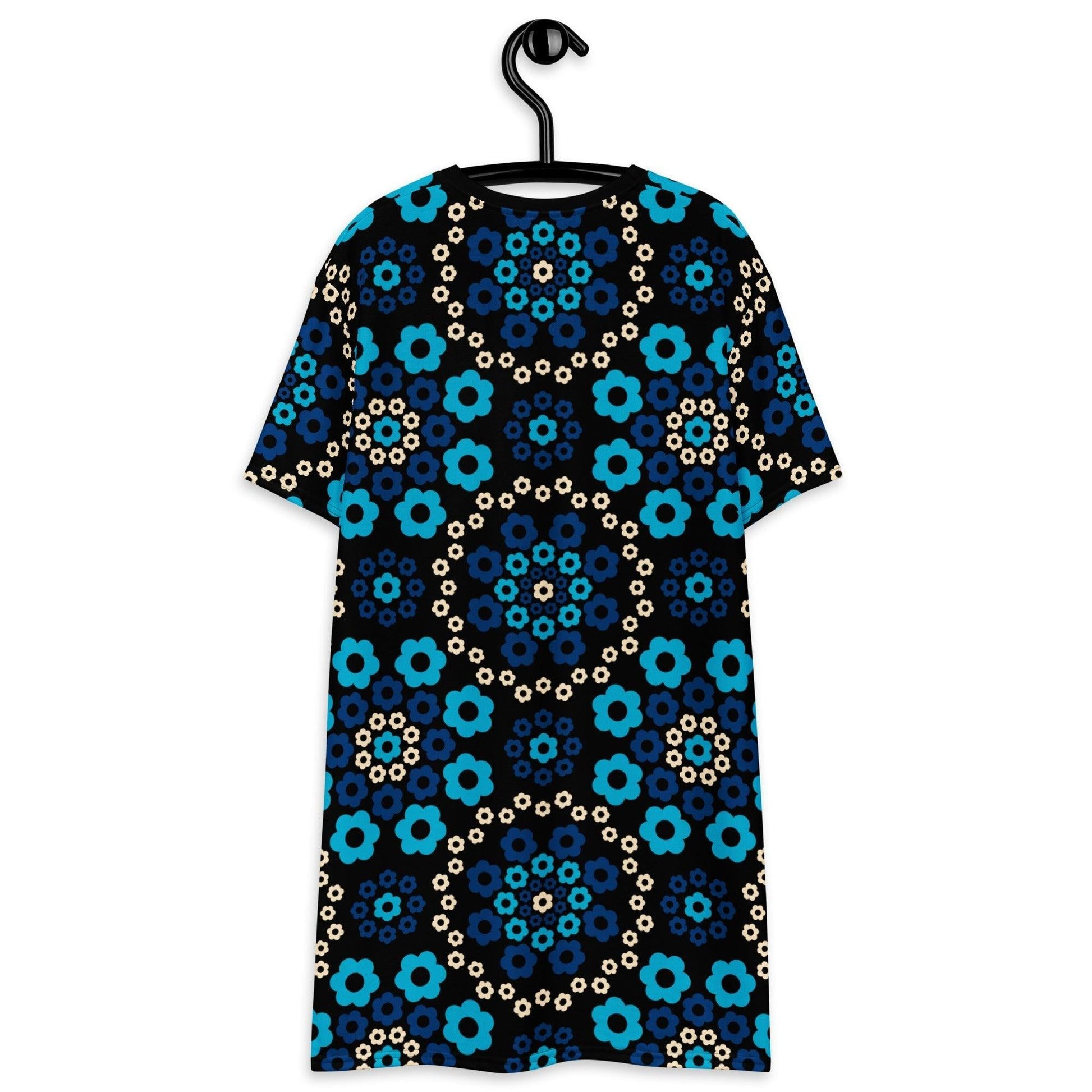 T-Shirt Dress - YESTERDAY blue