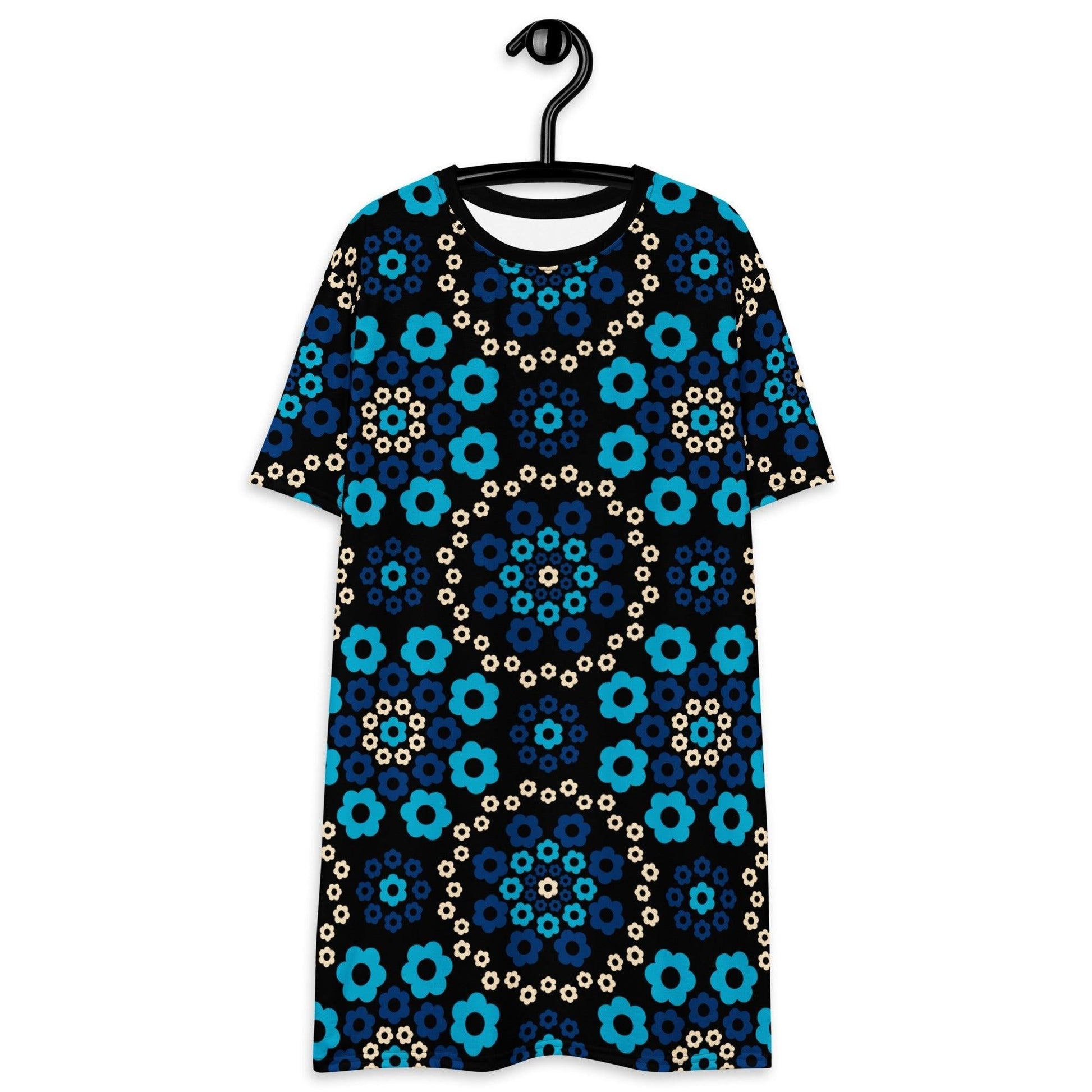 T-Shirt Dress - YESTERDAY blue