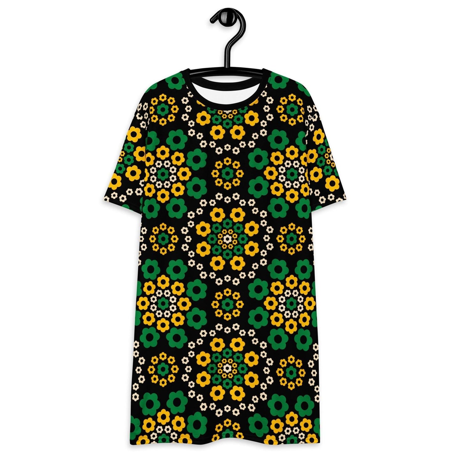 T-Shirt Dress - YESTERDAY yellow green